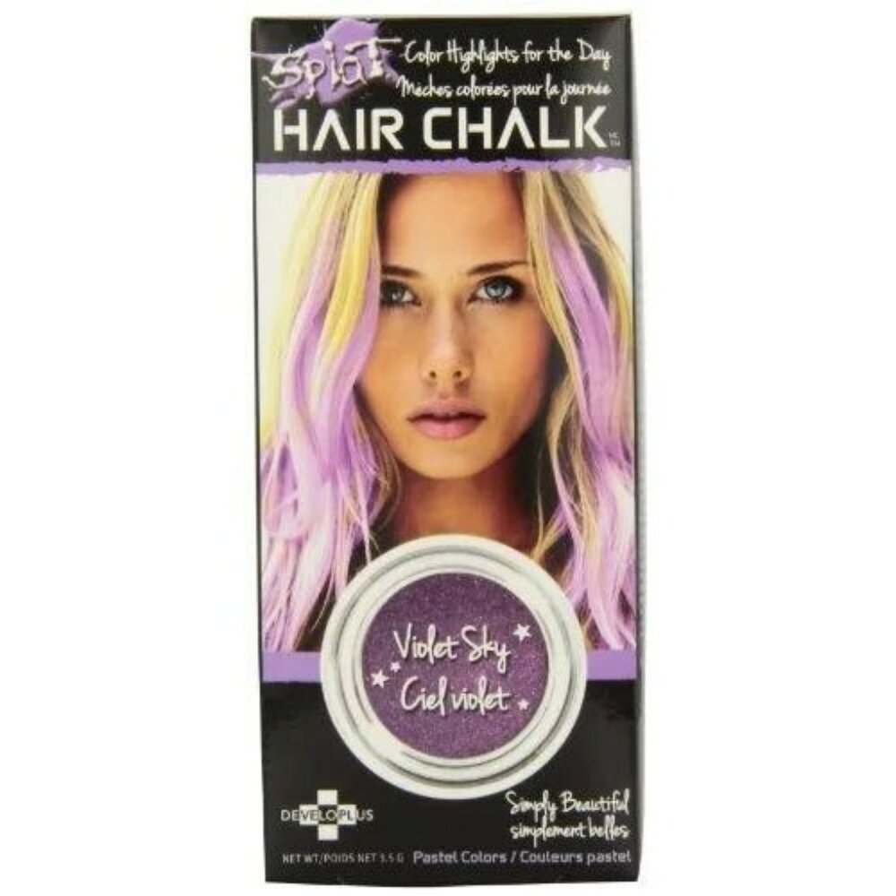 2x SPLAT - Violet Sky -Hair Chalk,